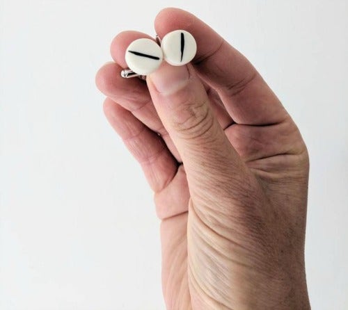 Porcelain Stripe Cufflinks