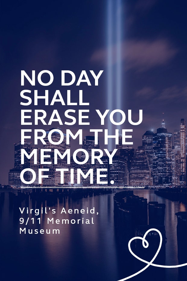 quote from Virgil's Aeneid in honor of 9/11