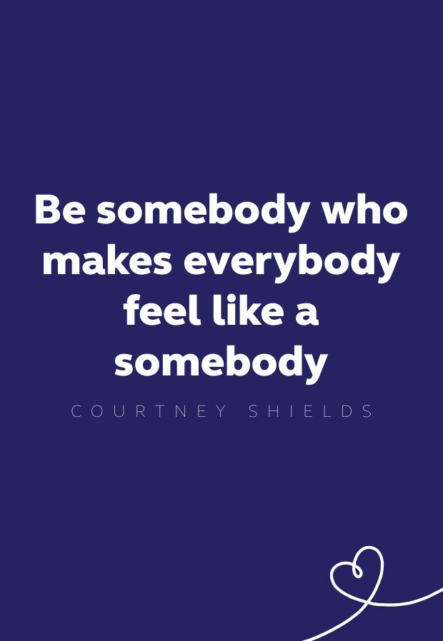 courtney shields kindness quote