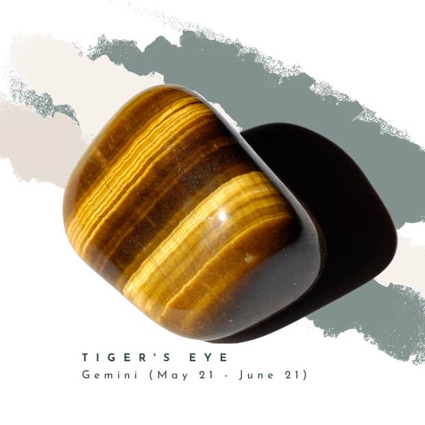 tiger's eye gemini crystal