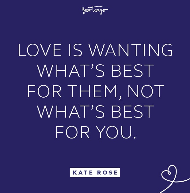 kate rose wanting what's best quote