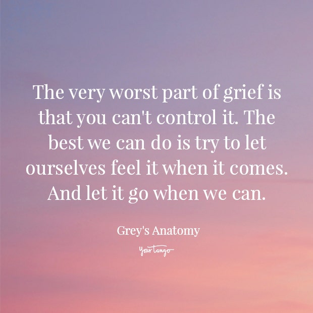 Grey's Anatomy losing both parents quotes