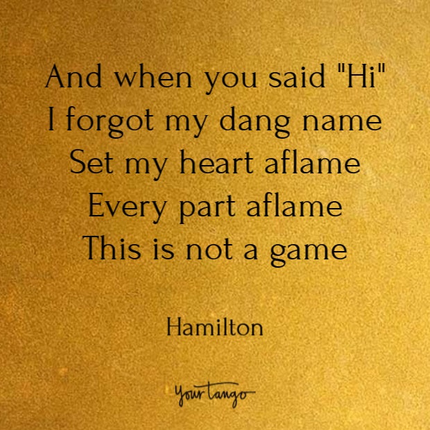 Quotes from Hamilton song lyrics
