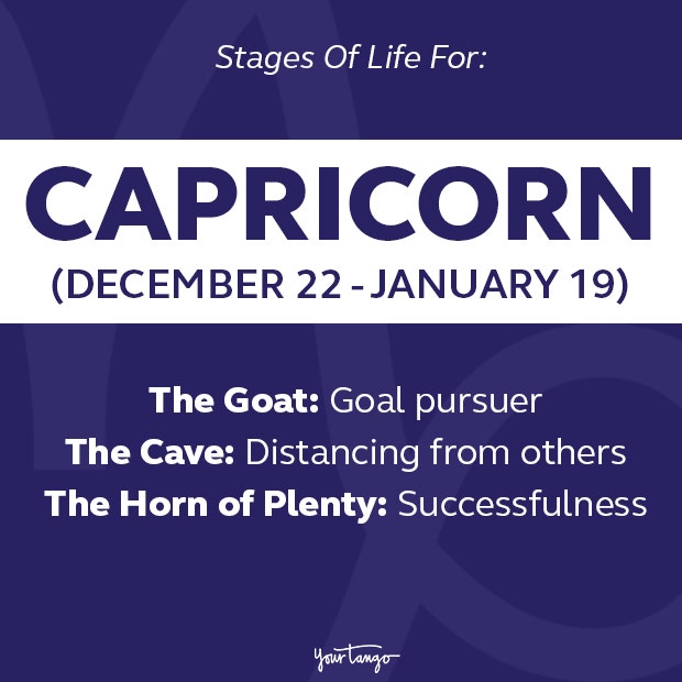 3 stages of capricorn