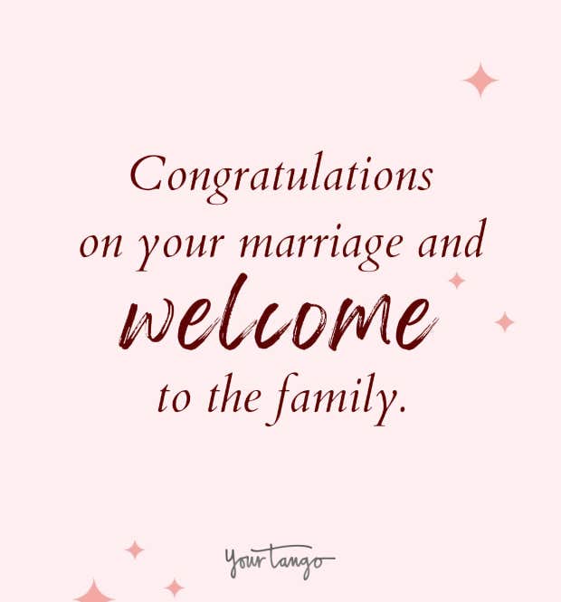 Wedding Wishes for Joining the Family