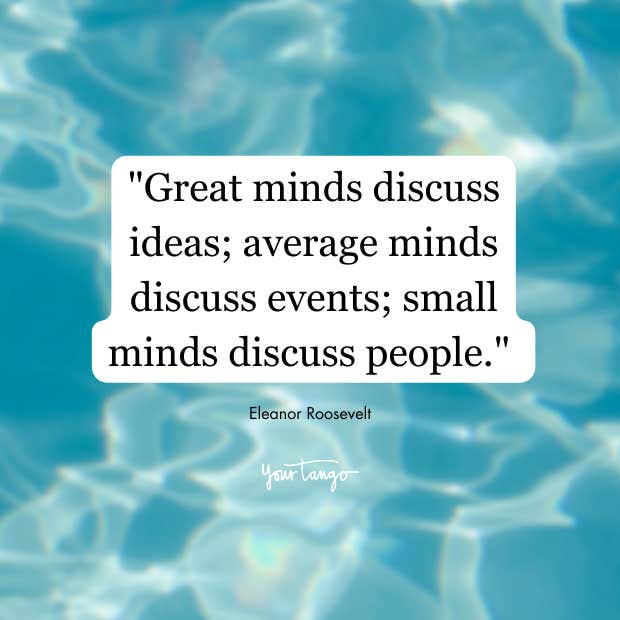Eleanor Roosevelt quote- Great minds discuss ideas. Small minds discuss people. Eleanor Roosevelt quote- Great minds discuss ideas. Small minds discuss people.