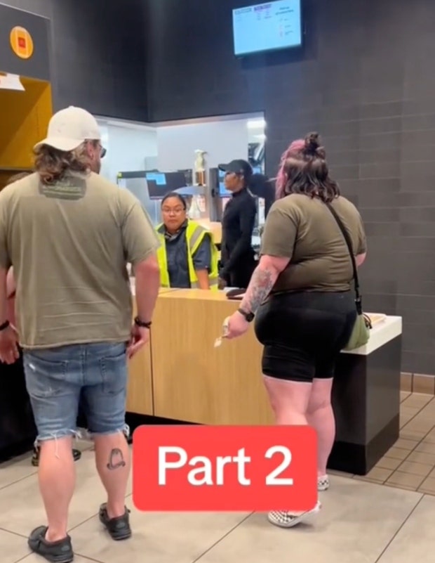 worker says he was assaulted and customers didn't care