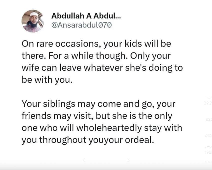 nurse's warning to men