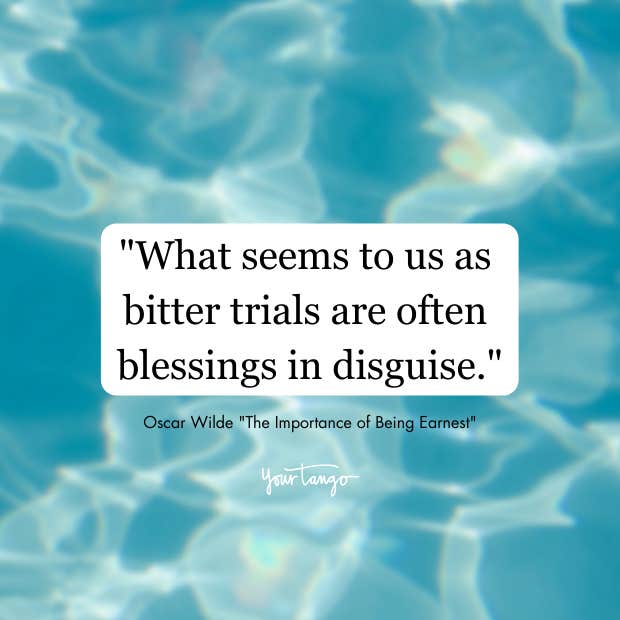 Oscar Wilde quote- What seems to us as bitter trials are often blessings in disguise. Oscar Wilde quote- What seems to us as bitter trials are often blessings in disguise.
