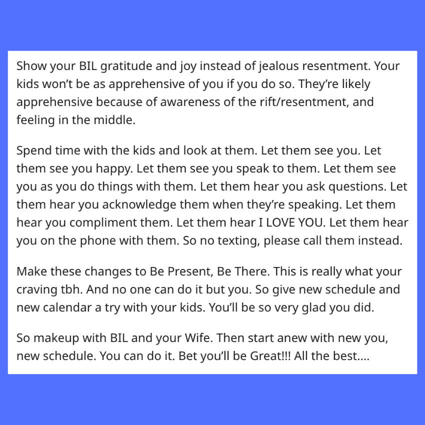 screenshot from reddit story in which dad fears he's being replace