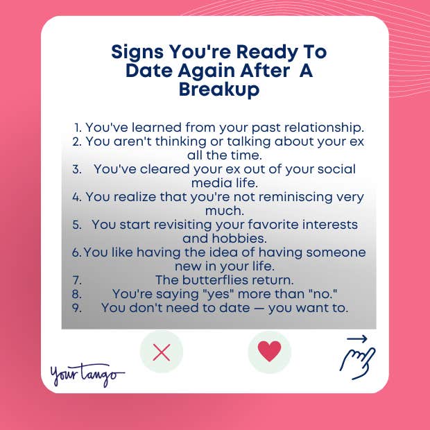 Signs you&amp;apos;re ready to date again after breakup