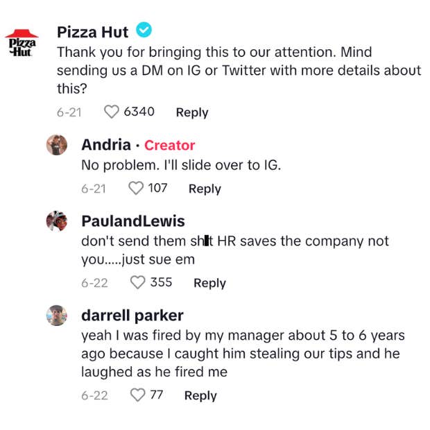 comments on woman's video about being fired for being autistic