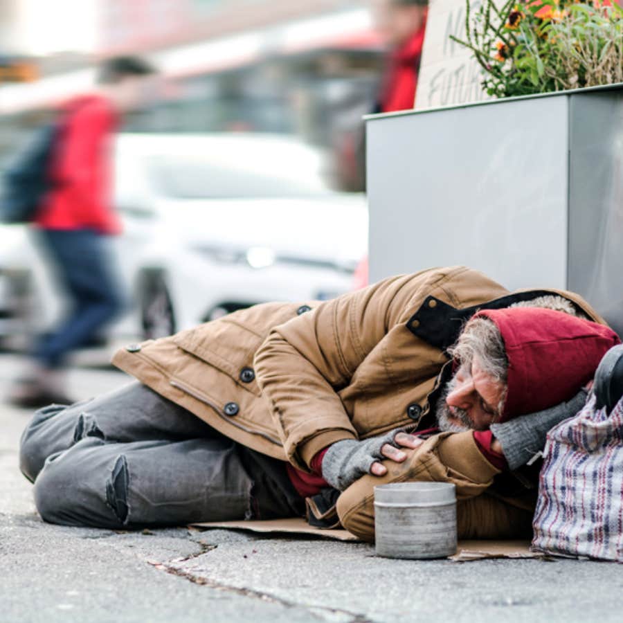 Parent Calls Police On Homeless Person Living In The Parking Lot Of Their Son's Daycare
