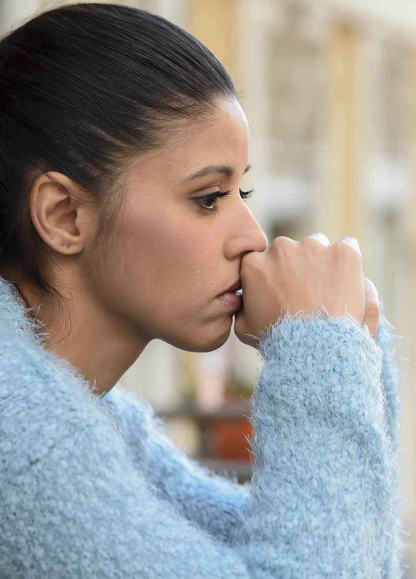 she contemplates what to do next