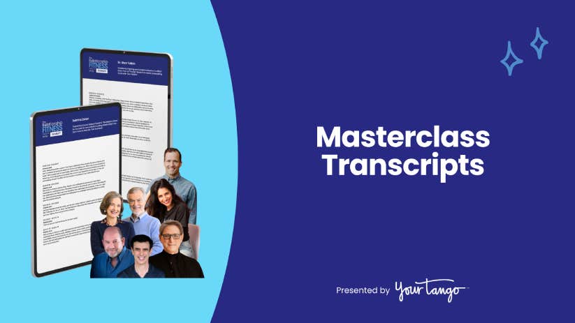 relationship masterclass transcript